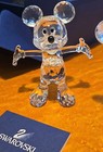 Swarovski Crystal  Mickey   Minnie Mouse 687414   687436 Walt Disney Mib W coa s