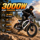 Electric Bike For Adults 3000w Peak 48v 33ah 80miles 39mph 20  Fat Tire