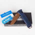 Benchmade 537fe-02 Bailout Crater Blue Aluminum Cpm-m4 Tactical Folding Knives