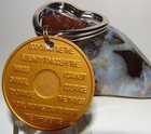 Alcoholics Anonymous Aa 8 Year Aluminum Keychain Medallion Token Chip Heart Coin