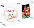 Ultra Pro Baseball Flip Display Case - Clear Acrylic Ball   Card Holder With Uv