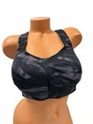 Victorias Secret Knockout Front Close High Support Sports Bra Dreamy Zebra 36ddd