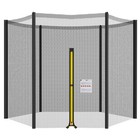 Safety Trampoline Enclosure Net With Zipper   Buckle - Round Frame Protection