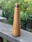 Antique Wooden Silk Thread Bobbin Farmhouse H 8   