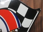 Porcelain Speedy Enamel Metal Sign Plate Size 29  X 24  Inches