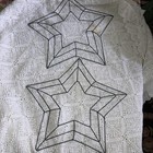 2pc Star Wreath Forms  Metal Floral Wire 15    Across X 12    Long