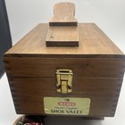 Vintage Kiwi Hand Crafted Shoe Valet Wooden Box Dovetail Corners   Extras