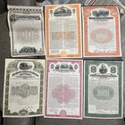Lot Of 26- All Railroad  Railway Bond Certificates Wow  Wow  Wow   
