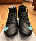 Nike By You Mercurial Superfly 10 Elite Fg Black Teal Hf1013 300 Men s Size 7 5