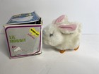 Vintage Wind-up Hopping Plush Bunny Rabbit With Box