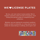 Embossed 50 State Set Of Us License Plates In Craft Condition