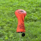 Golf Club Orange Yacht Wooden Mixed Push Rod Magnetic Iron Head Cover 135ut-