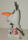 Ty Beanie Babies Disney Frozen Ii Movie Olaf Snowman Sparkle Snowflake 8  Plush