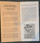Original 1970s Vintage Wk Walt Kneubuhler Custom Knife Catalog - With Price List