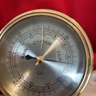 Barigo Barometer Brass Nautical Ship Instrument - Germany -  Compensated
