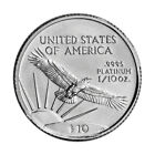 American Platinum Eagle  1 10 Oz   10 - Bu - Random Date