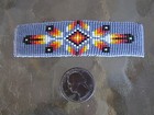 Traditional Navajo Indian Made Beaded Barrette 3 7 8 Inches Long Irene Tsosie