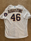 Milwaukee Brewers Jerry Augustine Authentic Game Jersey Autographed