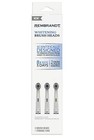 Rembrandt Whitening Power Toothbrush Replacement Brush Heads 3 Count   Case Nib