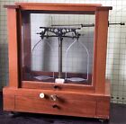 Vtg Gold Balance Scale Seederer Kohlbusch Henry Troemner Apothecary Antique
