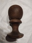 5  Vintage Oak Wood Finial Furniture Railing Salvage Accent