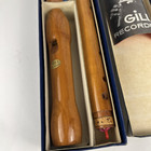 Vintage Gill Recorder Maple With Box And Manual Yuta Musical Instruments Inc 