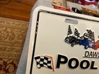 Metal License Plate Dawsonville Pool Room Georgia