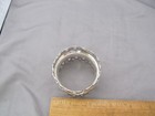 Fine Antique French 950 Silver Large Napkin Ring-pierced Link Edge-no Mono