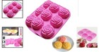 Multi-purpose Rose-shaped Silicone Molds - 2 Pack  Perfect For Cakes   Diy Soap