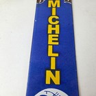 Vintage Michelin Tires Bibendum Sign - Gas Pump Service Sales Garage Wall Sign