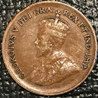 Fine vf 1933 Canada Small One 1 Cent Coin-mar809