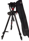 Manfrotto Mvh500ah Fluid Head   755b Tripod With Carrying Bag