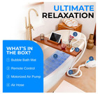 Portable Spa Bubble Bath Massager  Adjustable Bubbles   Air Pump - Waterproof