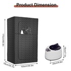 Super Large 1000w 3l Full Size Portable Steam Sauna Personal Home Spa W  Remote-