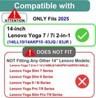 Tempered Glass Screen Protector For 2025 New Lenovo Yoga 7   Yoga 7i Laptop