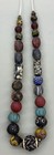 Genuine Ancient Roman Mosaic Gabri Glass Bead Necklace Circa 1st-2nd Century Ad