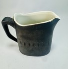 Vintage Ernest Sohn Creations Mcm Mid Century Modern Black Enamel Textured Jug