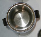 West Bend Penguin Ice Bucket Hot Cold Server Chrome Bakelit Handles Mcm Vtg