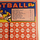 Rare Antique 1940 s Acme Novelty Football Punch Card Game Unused Old Vintage