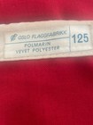 Vintage Oslo Flaggfabrikk Polmarin Norway Linen Style Flag 49    X 34 5    With Rope