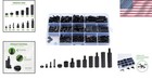 M2 320pcs Black Nylon Hex Spacer Standoff Assorted Fastener Kit - Versatile Use