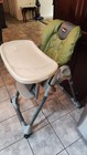 Chicco High Chair Green Gray White Removable Tray Safety Harness