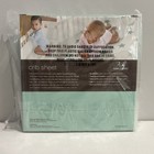 Aden    Anais 100  Organic Cotton Muslin Fitted Crib Sheet - Gray