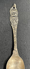 Antique Victorian Silver Plate Spoon Santa Claus Merry Christmas 4  Long Tested