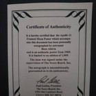 Signed Buzz Aldrin    man On The Moon    Apollo 11 Poster  1969   With Coa