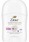 3 Pack Dove Advanced Care Antiperspirant Deodorant Stick Clear Finish