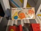 1956 1957 Rare Vintage Slinky Fire Engine St James Damages Fisher Price Pull Toy