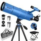 Astronomical Telescope 90mm Aperture 550mm Focal Length Refractor With Tripod
