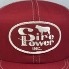 Nos Vintage K-products Sire Power Trucker Hat  Red Snapback Farm Cap W  Patch