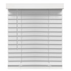 Cordless Window Blinds 2-inch Faux Wood White Multiple Sizes